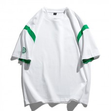 Kozsports: Mens T-Shirt Fashion Casual Simplicity White